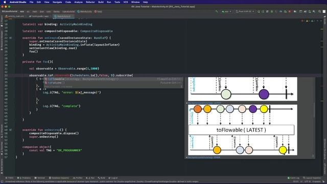 0168 RX Java convert observable to flowable смотреть онлайн