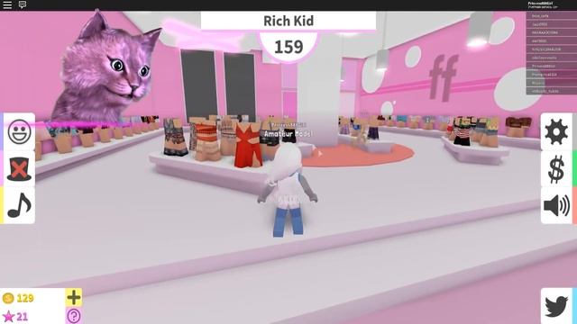 ПОКАЗ МОД в РОБЛОКС САМЫЙ МОДНЫЙ КОТЕНОК АБИ ЗАНЯЛ ПЕРВОЕ МЕСТО roblox Fashion Frenzy смотреть онлайн
