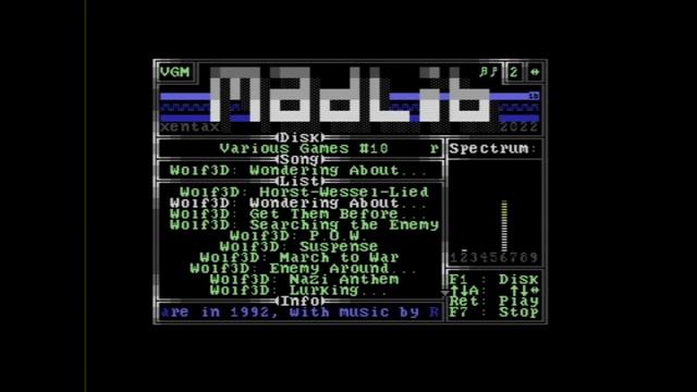 Madlib 1B: Wolfenstein 3D - Wondering About My Loved Ones - Commodore 64 + FM-YAM смотреть онлайн