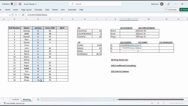 Excel Tutorial for Beginners | Top 15 Excel Tips & Tricks you need to know in 2023 смотреть онлайн
