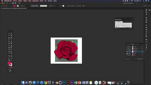 Illustrator Tutorial | Ilustrando una Rosa | Illustrating a Rose смотреть онлайн