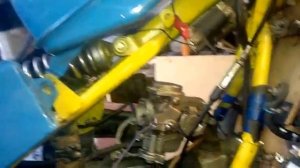 #1   Установка карбюратора на мопед от скутера ( с ускорителем )