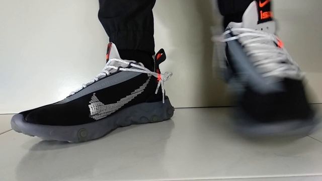 What are Thoze?!? Nike React WR ISPA Black : Metallic Silver Gunsmoke On Feet смотреть онлайн