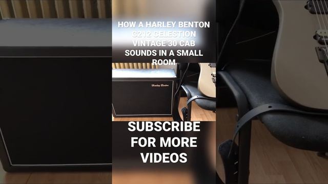 How A Harey Benton G212 Celestion Vintage 30 Cabinet Sounds Like In A Small Room смотреть онлайн