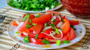 Очень полезный салат Ачучук / Ачик-Чучук, Ачичук