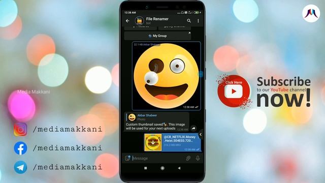 HOW TO CHANGE TELEGRAM FILE RENAME AND THUMBNAIL | 5 RENAME BOTS | MEDIA MAKKANI смотреть онлайн