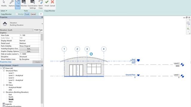 Revit Structure Tutorial Video 3: Copy Monitor смотреть онлайн
