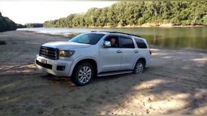 Что может Тойота секвойя по песку, ??