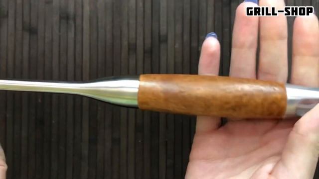 Половник из нержавеющей стали с деревянной ручкой Simbel SBL-HM2 смотреть онлайн