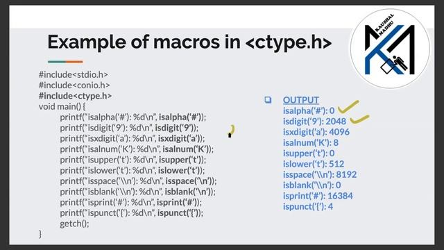 Predefined Macros (Part-2) | Macros of ctype.h in C Language in Gujarati | Kaushal Madhu смотреть онлайн