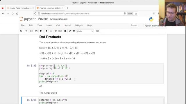 CS 372 Module 8: Dot Products And Discovering The Discrete Fourier Transform смотреть онлайн