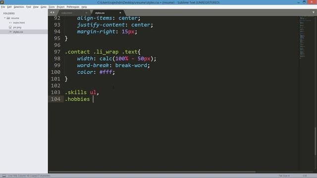 How to create Resume CV website using HTML and CSS || Resume Design || CV Design смотреть онлайн