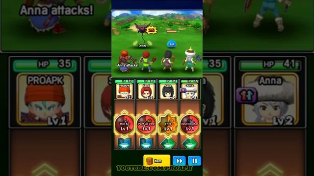DRAGON QUEST OF THE STARS Gameplay Android / iOS (Global Launch) смотреть онлайн