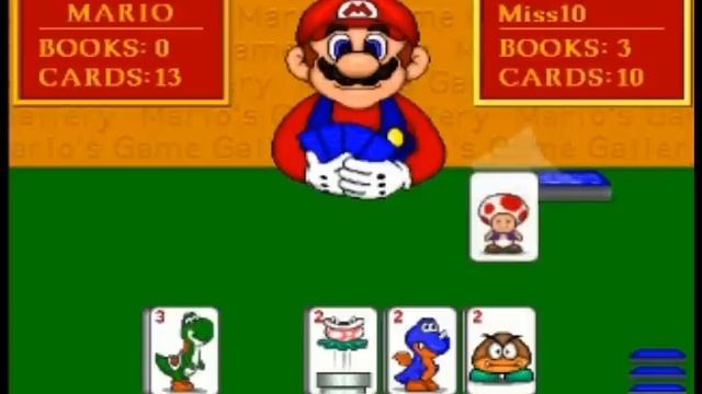 Mario Can't Play Go Fish смотреть онлайн