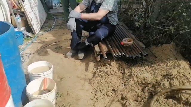 Бурение скважины рядом с домом в японском стиле | Well drilling | смотреть онлайн