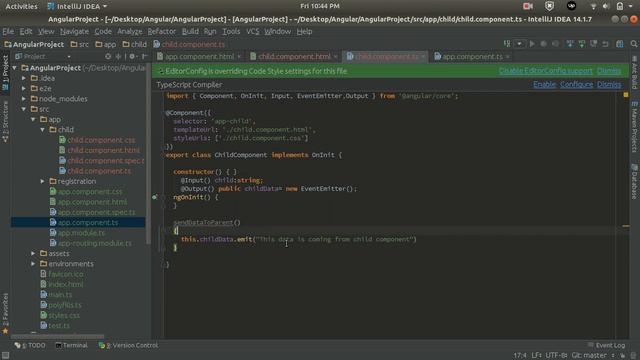 Angular 8: Output Property in Angular | @Output decorator #19 смотреть онлайн