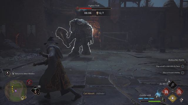 Hogwarts Legacy Troll Fight смотреть онлайн