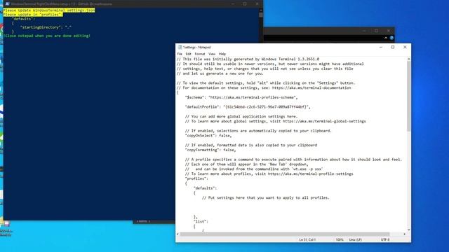 How to setup the New Windows Terminal Right-click menu смотреть онлайн
