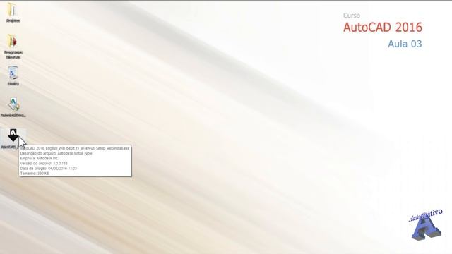 Curso de AutoCAD 2016 – Como Instalar o AutoCAD 2016 – Aula 03 – Autocriativo смотреть онлайн