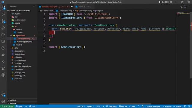 API Node com Typescript #15 - Criando repository e configurando prisma client смотреть онлайн
