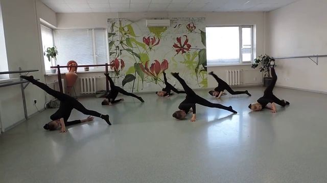 "Белые Крылья". Урок современной хореографии. смотреть онлайн