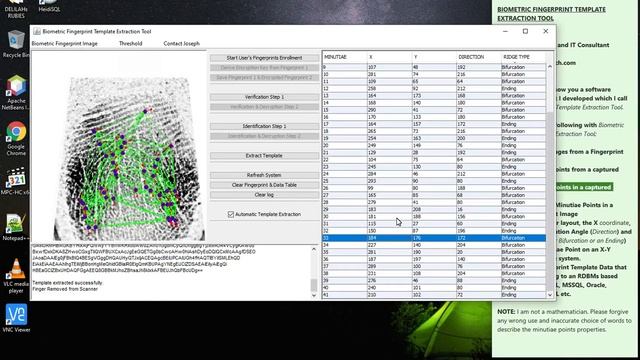 DEMO App for Extracting Fingerprint Templates from Fingerprint Images смотреть онлайн