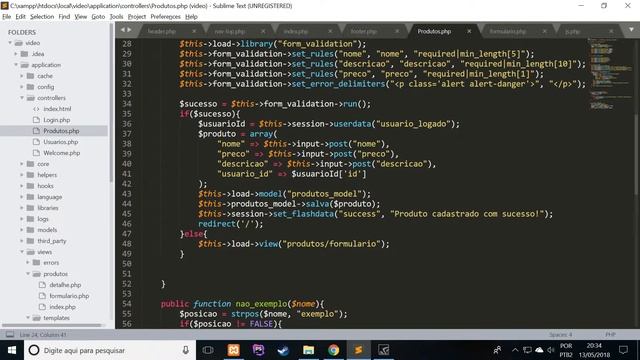 #07 - Função Delete, htaccess e separação dos templates | CodeIgniter PHP смотреть онлайн