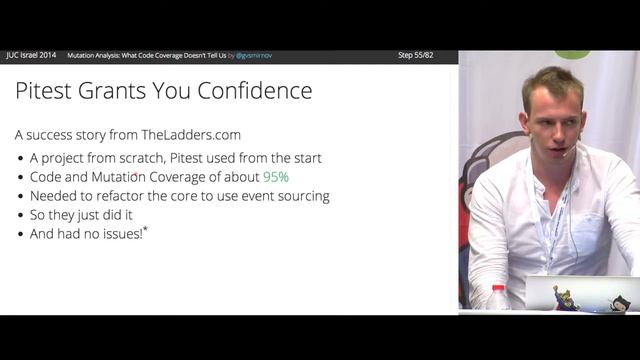 Mutation Analysis or What Code Coverage Doesn't Tell Us by Gleb Smirnov (Deutsche Bank) смотреть онлайн