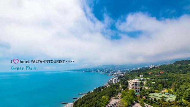 Красота природы Крыма, виды из отеля Ялта-Интурист смотреть онлайн