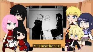 ?Uzumaki Family/Uchiha Family react to Boruto/Sarada (BoruSara)