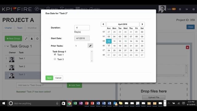 Linking Tasks or Task Dependencies in KPI Fire смотреть онлайн