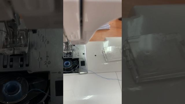 заправка нити машинка- Janome 7518A смотреть онлайн