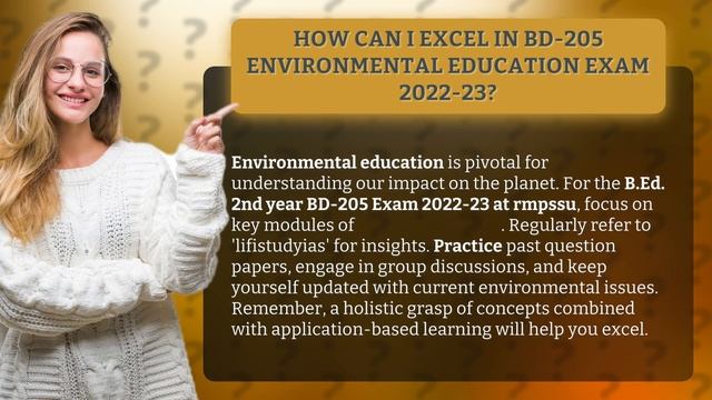 How Can I Excel in BD-205 Environmental Education Exam 2022-23? смотреть онлайн