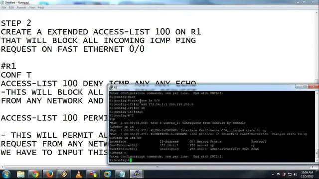 Cisco Tutorial - Blocking ICMP PING REQUEST ON CISCO ROUTER (NETWORK SECURITY) смотреть онлайн