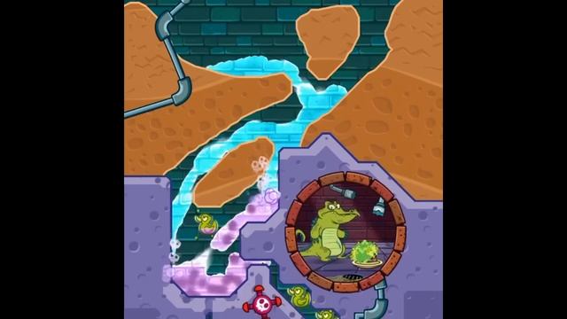 Where's My Water? Cranky's First Course Level C1-18 Walkthrough смотреть онлайн