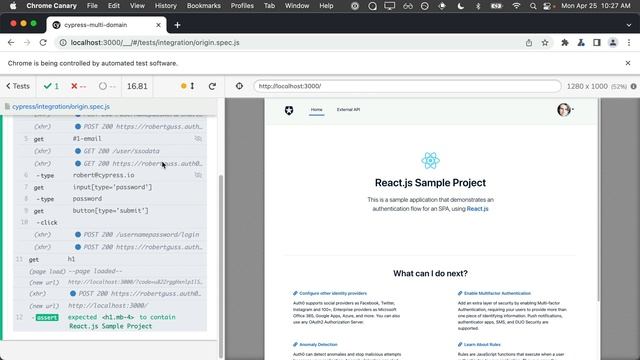 How to test multiple domains or origins with Cypress смотреть онлайн