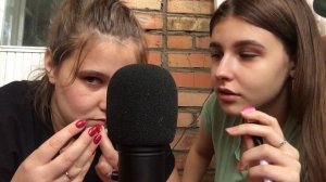 Моя сестра пробует АСМР || My sister tries ASMR