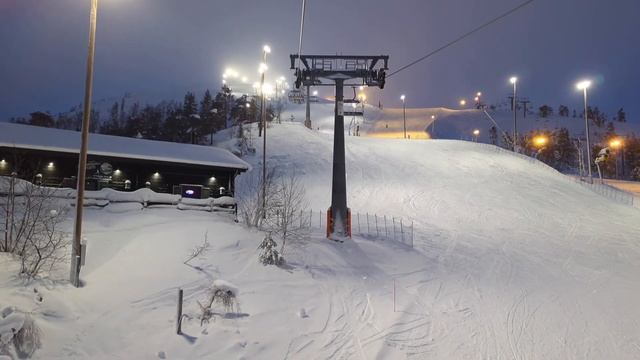 Топ-7 на горнолыжном курорте Рука. Павел в Лапландии. смотреть онлайн