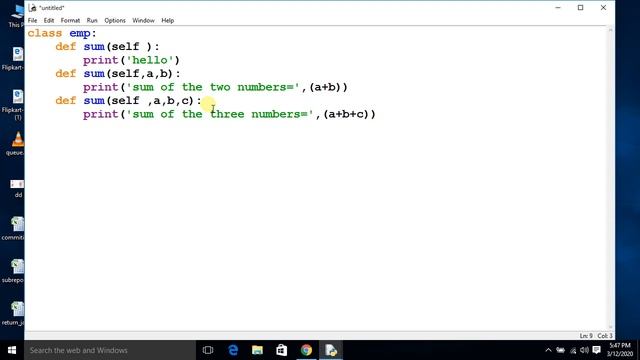 Python Tutorial in Hindi | Method Overloading in Python | Manish Nain смотреть онлайн