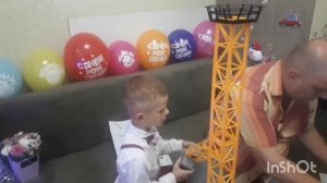 ?СОБИРАЕМ МЕТРОВЫЙ ДЕТСКИЙ КРАН НА ПУЛЬТЕ УПРАВЛЕНИЯ