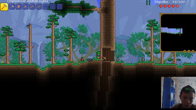 Играем в Terraria:моё первое видео смотреть онлайн