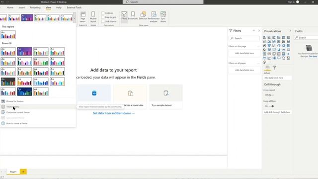 Elements of Power BI Menus смотреть онлайн