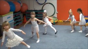 Ритмика для детей 3-4 лет.  Открытые занятия /14.12.2016г/