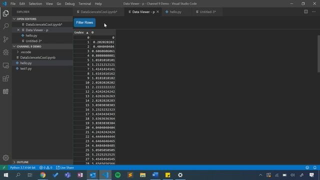 Jupyter Notebooks in Visual Studio Code смотреть онлайн