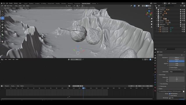 How I use the new simulation nodes in my animations | Blender 3.6 смотреть онлайн