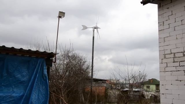 Ветрогенератор 12в 300вт шум от ветряка ( wind generator ) смотреть онлайн