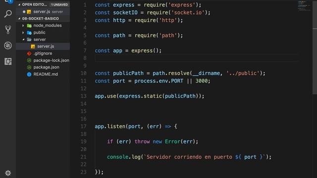 3- Instalación de socket.io смотреть онлайн