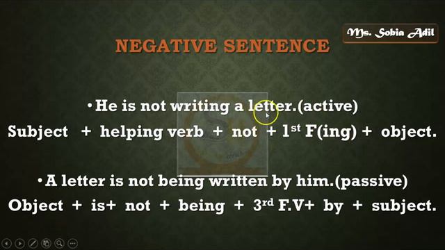 Active/Passive (Present Continuous tense) смотреть онлайн