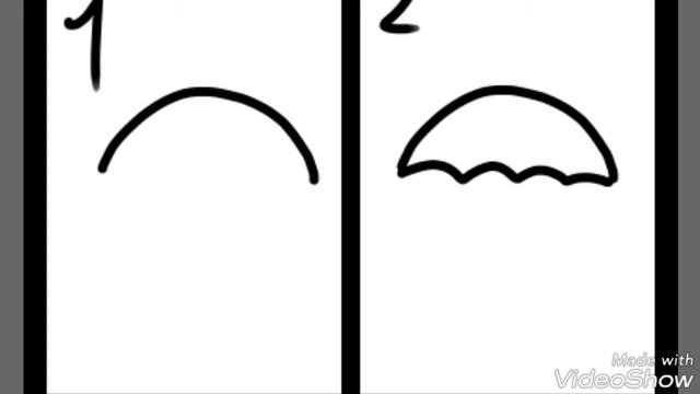 Мини урок/рисуем зонтик/ смотреть онлайн