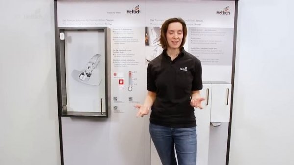 Sensys hinges with integrated soft-closing: technical briefing by Hettich